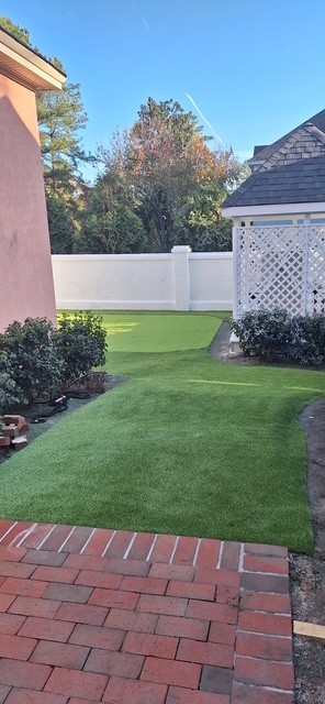 Synthetic lawn in Augusta, GA